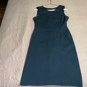 Lands End Black Sleeveless Dress